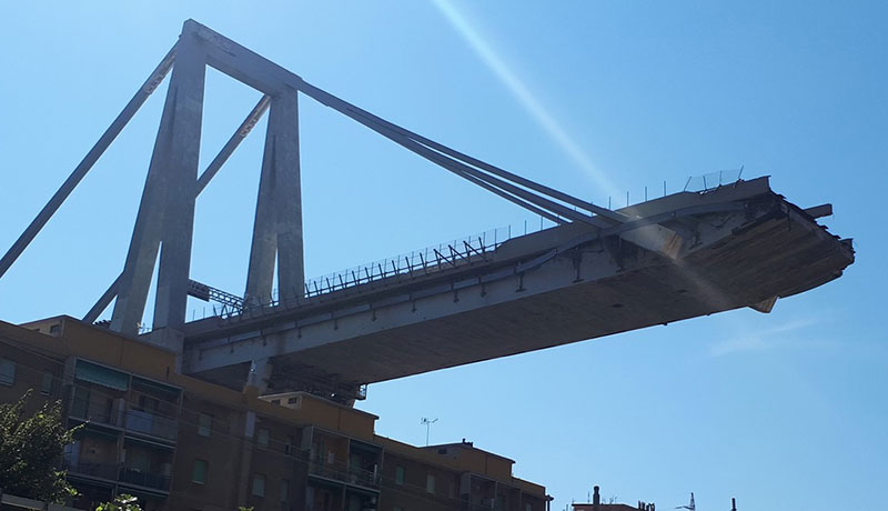 Autostrada A10  - Demolizione Viadotto Polcevera